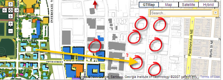 Condo Map Cornerstone Village