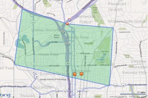 Midtown Atlanta Real Estate Map