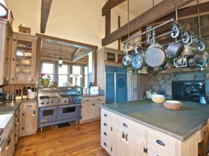 Dennis Quaid Montana Ranch Kitchen