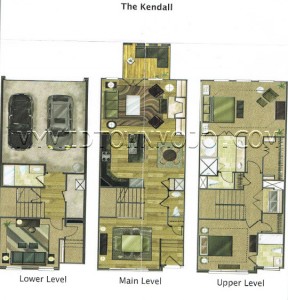 The Park at LaVista Walk Kendall Floor Plan