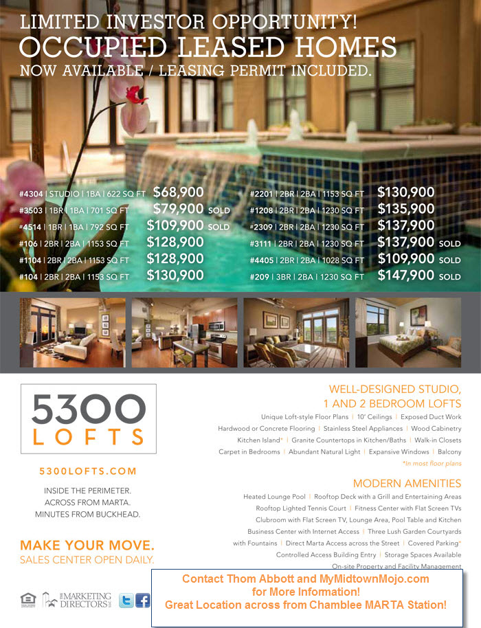 5300 Lofts Offers Investor Opportunities