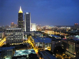 Balcony View From Midtown Atlanta Condo