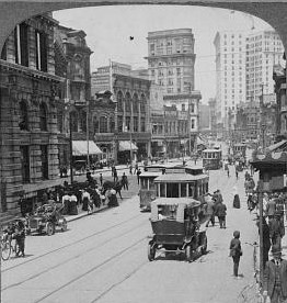 Peachtree Street in 1907