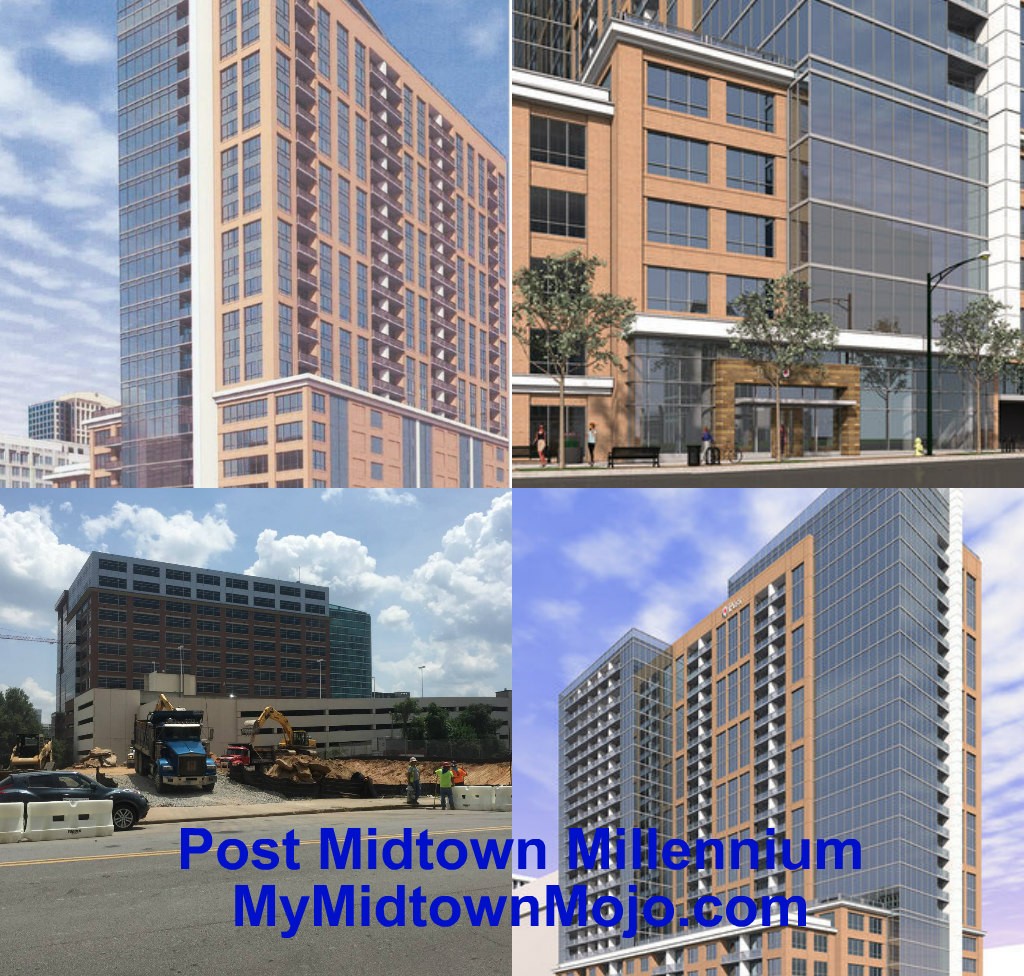 Midtown Atlanta Apartment Construction July 17, 2015