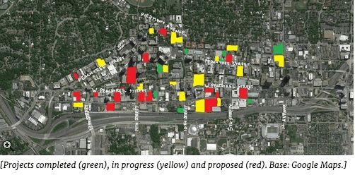 Midtown Atlanta Construction Map MyMidtownMojo.com August 11, 2015