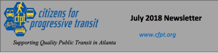 July 2018 Newsletter Citizens For Progressive Transit
