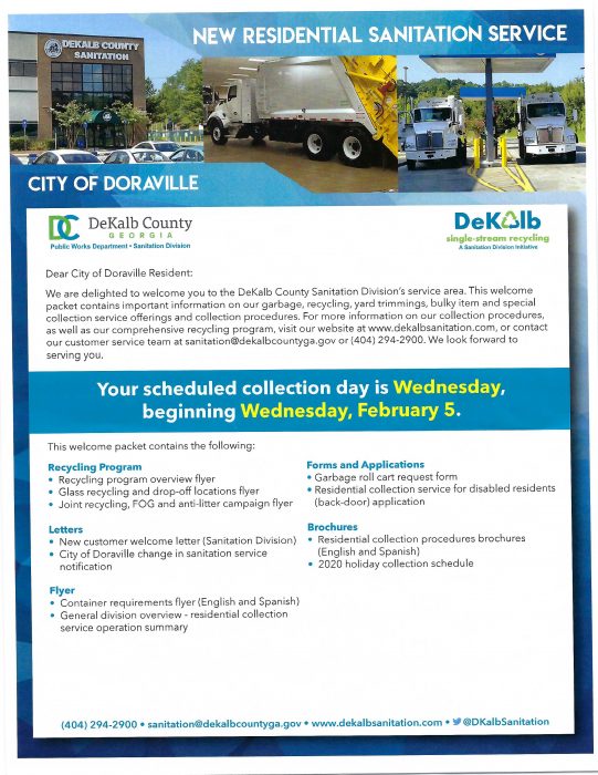 City of Doraville Sanitation Service