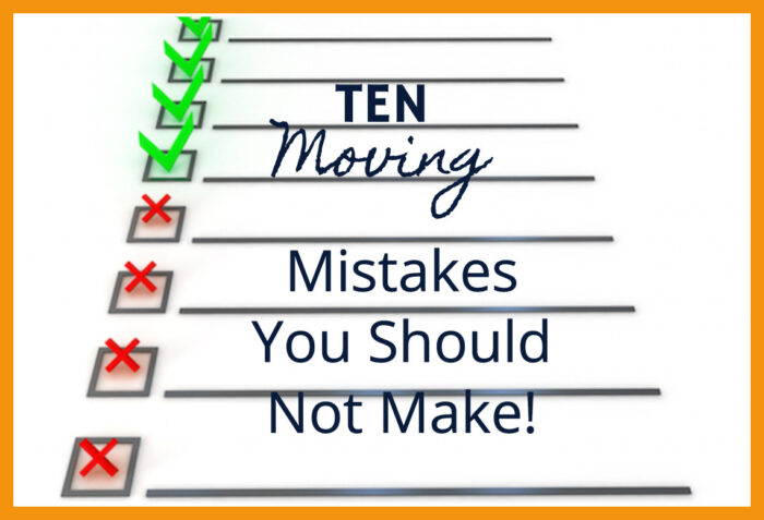 Moving Mistakes to Avoid
